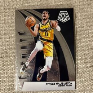 Tyrese Haliburton 2023 Panini Mosaic Elevate Indiana Pacers NBA Basketball Card